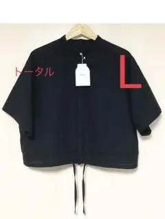 しまむら　田中里奈　mysa closet 裾ドロストシャツ　L