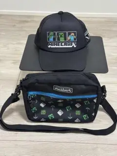Minecraft キャップとショルダーバッグセット