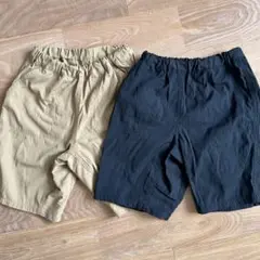 無印良品　ハーフパンツ130 ２枚セット