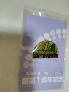 1st Anniversary開幕1周年 記念ピンバッジ　2005 愛・地球博