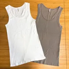 BEAUTY & YOUTH タンクトップ 2枚セット