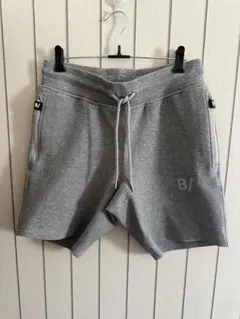 美品　B/ ロゴ入り グレー スウェットショートパンツ ビースラッシュ　XS