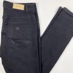 b1041【mnml】X165 paisley stretch 36　スキニー