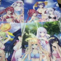 VA夏フェス サマポケ サマーポケッツ スピードくじ クリアファイル コンプ