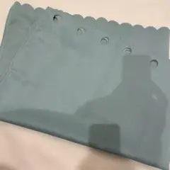 スカラップエッジ カフェカーテン　ティファニーブルー暖簾　　100✖️75