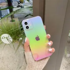 オーロラ iphone13promaxケース　PC スマホケース