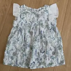 花柄ノースリーブ