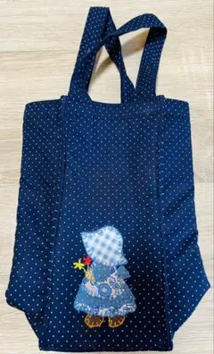 ★最終1点1800→1400★スーちゃん　ペットボトル入　ミニバッグ＊紺色