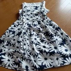 Super Beauty 花柄ノースリーブワンピース