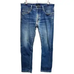 ユニクロ ストレートデニム ユニクロジーンズ 31 ブルー UNIQLO