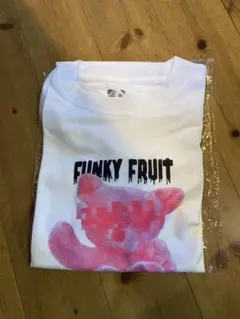 FUNKY FRUITファンキーフルーツ　ピンクベア ホワイト Tシャツ