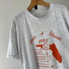 90s US製　DUKE 1993　ビンテージTシャツ　グレー　シングルステッチ