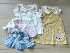 80cmトップス&帽子セット（キムラタン、Sharule Patta）