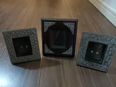 バリプーケット島にて購入ミニ写真たて2個セットビンテージ