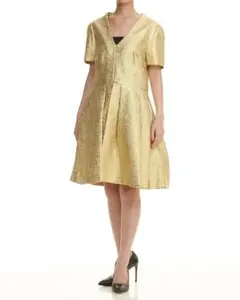 タラジャーモン ワンピース ドレス 高級 セレブ ゴールド 金 フランス 新品