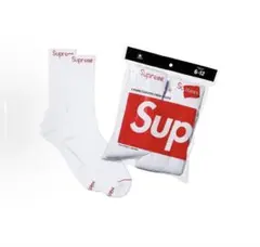 Supreme クッションクルーソックス 1足6-12