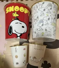 スヌーピー ダストボックス 4点セット