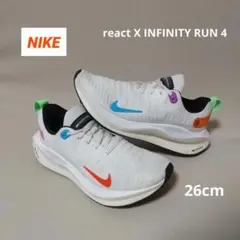 NIKE ナイキ React X INFINITY RUN 4 26cm