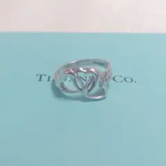 TIFFANY ティファニー トリプルハート リング 11号