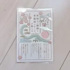 年賀状じまい2025 新年お知らせ 私製10枚入りこだわり 特選デザイナーズ