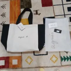 agnes b.VOYAGE キャンパストートバッグ 美品