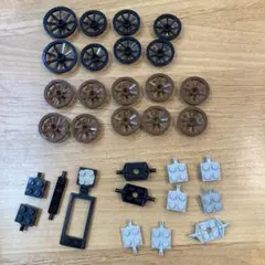 レゴ LEGO 馬車 関連パーツ 車輪 茶、黒 車軸ホイールホルダー まとめ売り