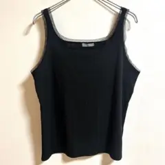 美品✨WHIRLWIND チュールドッキングタンクトップ　ノースリーブ　黒　3L