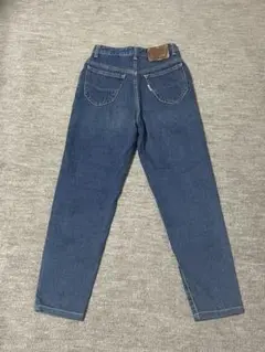 SOMETHING ダークブルーデニムパンツ