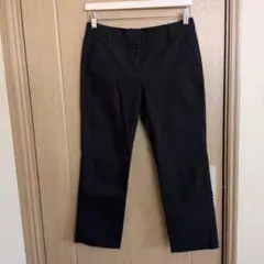 tneory 黒のクロップトパンツ
