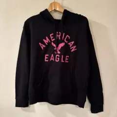 AMERICAN EAGLE ブラックパーカー M