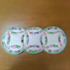 パッチワークキルト　タペストリー　マット
