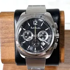 ポールスミス 腕時計 クロノグラフ ファイナルアイズ メンズ ブラック 稼働品