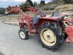 ヤンマー トラクター F215D 21馬力 ショベル付き 1.4m 4WD 中古