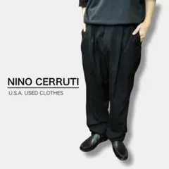 ★美品◎正規品★NINO CERRUTI 3タック ワイドパンツ SL1-762
