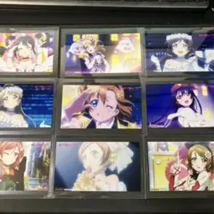 ラブライブ！ゲーマーズ　特典 クリアステッカー　全9種　フルコンプセット