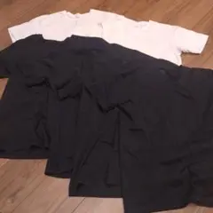 ユニクロ　エアリズムコットン　Tシャツ Sサイズ 白2枚　黒4枚