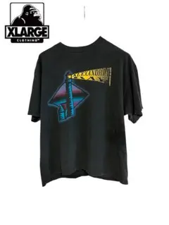 XLARGE ブラック Tシャツ 古着
