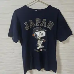 【Mサイズ】2023 WBC スヌーピー 侍ジャパン tシャツ