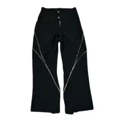 archive flare slacks zip design y2k mode