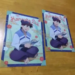 忍たま乱太郎 土井半助 　Ａ−４クリアファイル 合計２枚 月刊アニメディア