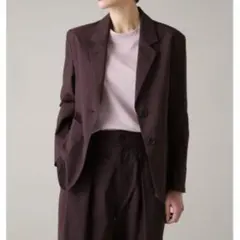 24AW 美品 マーガレットハウエル マットコットン シルクポプリン ジャケット