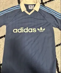 adidas アディダス ピンストライプジャージー ゲームシャツ