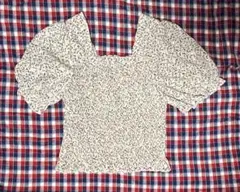 SHEIN 半袖　Ｍ シャーリング ブラウス
