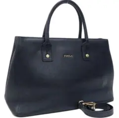 【新品同様！】FURLA レザー2wayバッグ