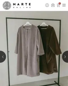 MARTE 2023福袋 sahara Fake Fur Coat ブラウン