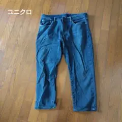 ユニクロ デニム メンズXL 冬用 ウエストゴム