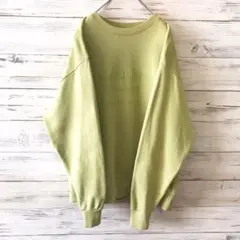 ビバスタジオ vivastudio☆スウェット L 黄緑色
