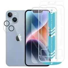 美品✨iPhone 14 ガラスフィルム　カメラフィルム　6.1インチ