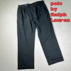【polo by ralphlauren】ETHAN PANTS　ポニー刺繍　黒