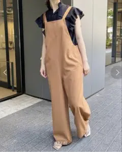 Spick & Spanプレーンクロスコンビネゾン¥16,500ブラウン